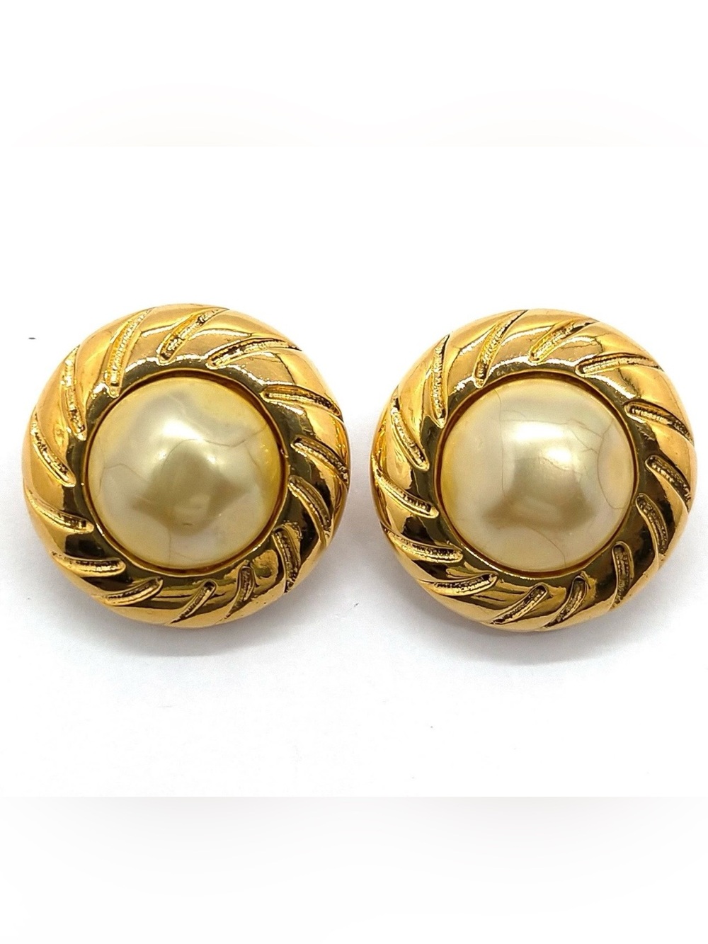 Authentic Vintage Chanel Clip-On Earrings